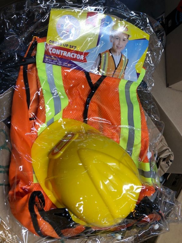 Photo 1 of **MISSING ACCESSORIES**
Dress 2 Play Construction Worker Costume For Boys and Girls, 
