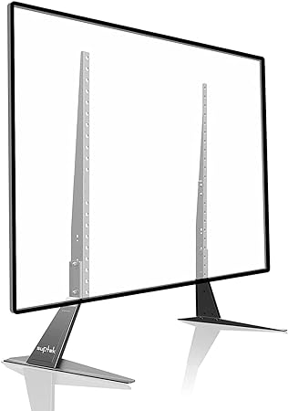 Photo 1 of Suptek Universal TV Stand Table Top Replacement TV Legs for 22-65 inches LCD Flat&Curved Screen TV, Max VESA up to 800x400mm Support 110lbs