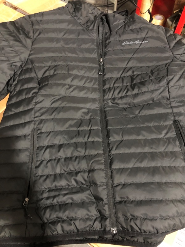 Photo 2 of * stock photo for reference * see all images * 
Eddie Bauer Women's Microlight Traveler Down Parka Large Black