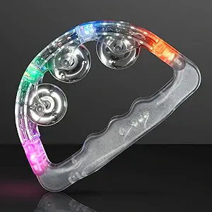 Photo 1 of FlashingBlinkyLights Light Up Tambourine with Color Changing LEDs
