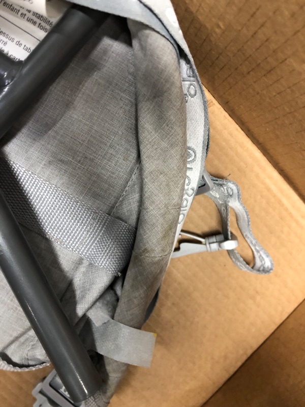 Photo 1 of Chicco Fastlock 360 Hook-On Chair - Charcoal | Grey Charcoal Fastlock 360
