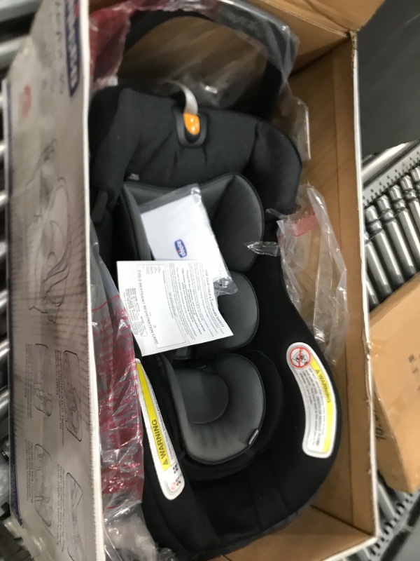 Photo 2 of Chicco KeyFit 35 Infant Car Seat - Onyx | Black Durable Woven Seat Pad Onyx