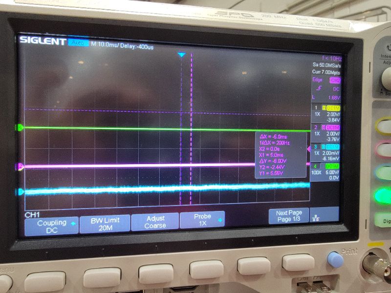 Photo 12 of 
"Missing Power Plug" Siglent Technologies SDS1204X-E 200MHz Super Phosphor Digital Oscilloscopes 4 Channels 1 GSa/s 14 MB Grey