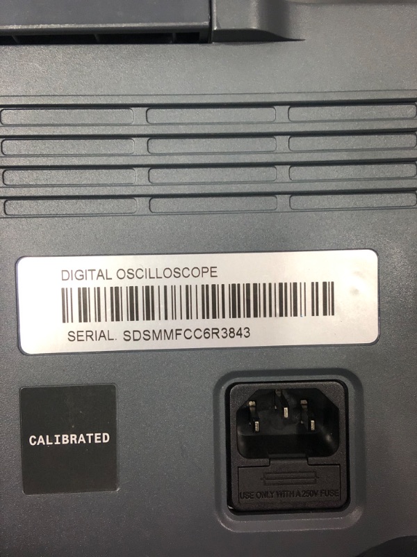 Photo 7 of 
"Missing Power Plug" Siglent Technologies SDS1204X-E 200MHz Super Phosphor Digital Oscilloscopes 4 Channels 1 GSa/s 14 MB Grey