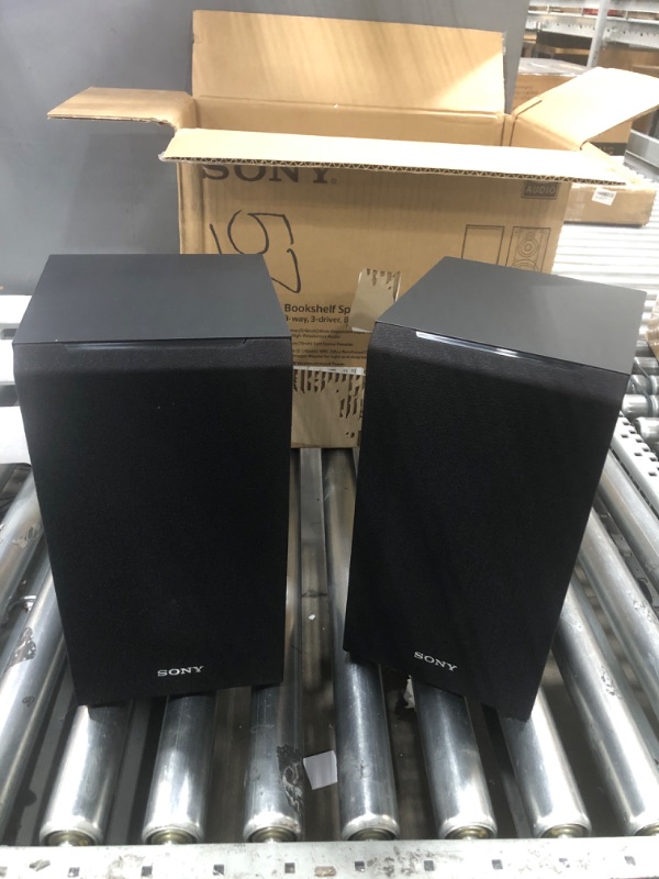 Photo 2 of Sony SSCS5 3-Way 3-Driver Bookshelf Speaker System (Pair) - Black