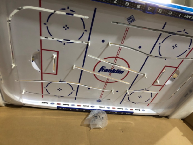 Photo 4 of **MISSING PARTS**
Franklin Sports Tabletop Rod Hockey Game for Kids