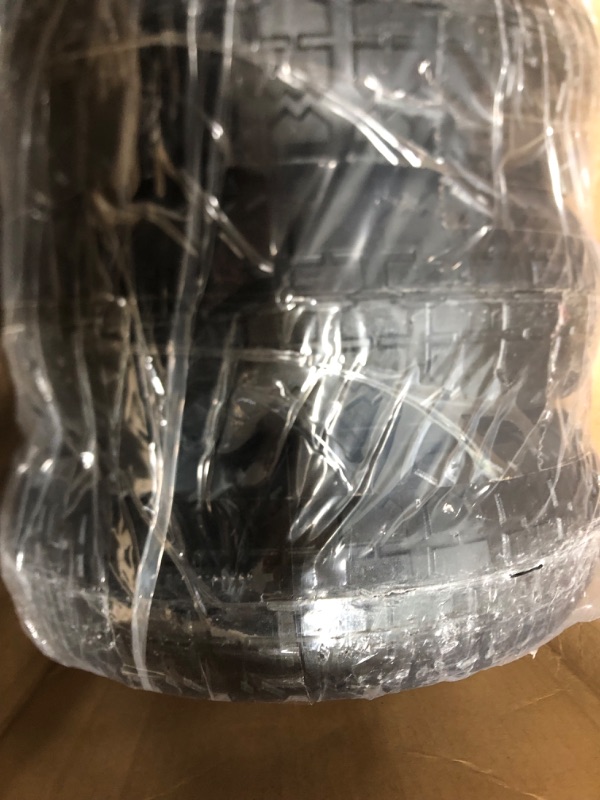 Photo 2 of 10" Flat Free Tires Solid Rubber Tyre Wheels?4.10/3.50-4 Air Less Tires Wheels with 5/8" Center Bearings?for Hand Truck/Trolley/Garden Utility Wagon Cart/Lawn Mower/Wheelbarrow/Generator?4 Pack, Black 12.4 Pounds Black