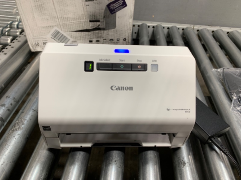 Photo 2 of Canon imageFORMULA R40 Office Document Scanner For PC and Mac, Color Duplex Scanning, Easy Setup For Office Or Home Use, Includes Scanning Software R40 Document Scanner