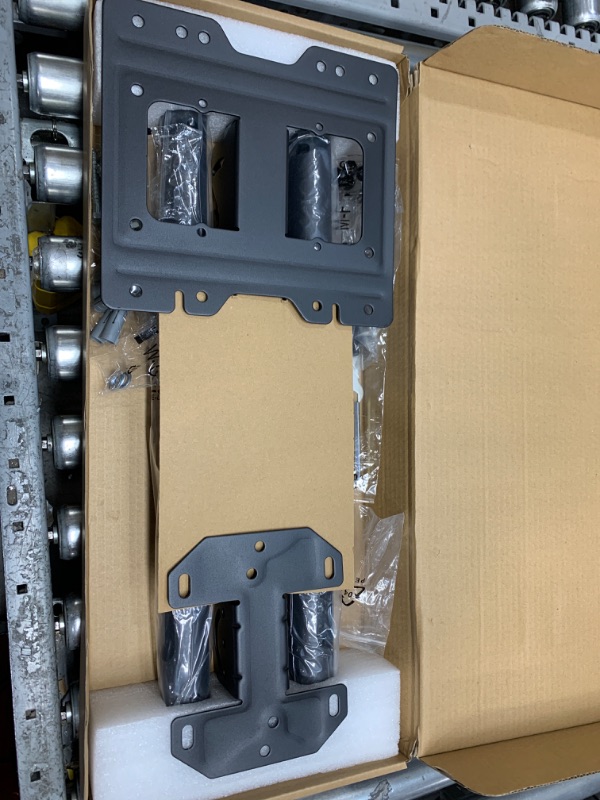 Photo 2 of Monoprice Specialty Ceiling Mounted TV Wall Mount Bracket Extra Long Extension Range to 62.6" for 23" to 43" TVs up to 110lbs, Max VESA 200x200