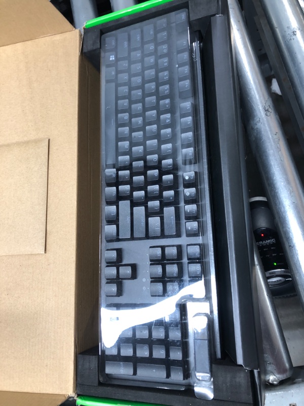 Photo 2 of Razer Huntsman V2 Analog Gaming Keyboard: Razer Analog Optical Switches - Chroma RGB Lighting - Magnetic Plush Wrist Rest - Dedicated Media Keys & Dial - Classic Black