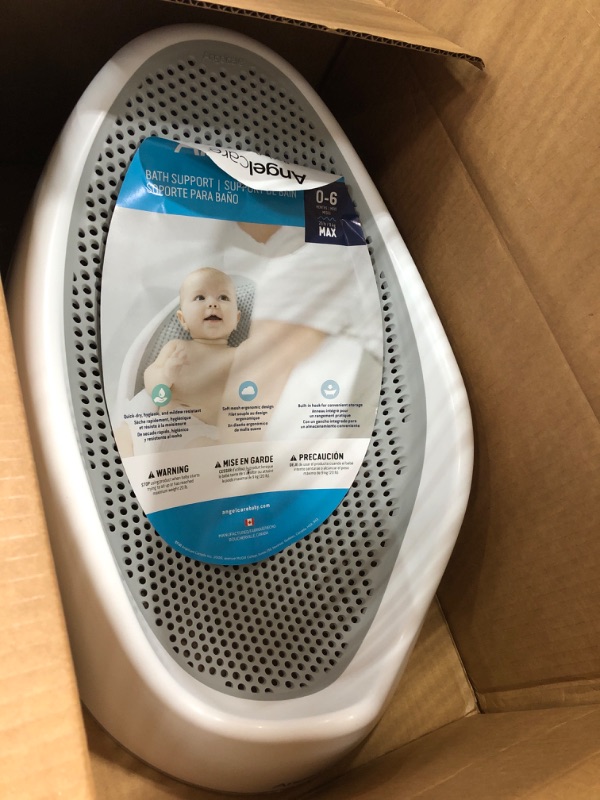 Photo 2 of Angelcare Baby Bath Support (Grey) | Ideal for Babies Less than 6 Months Old