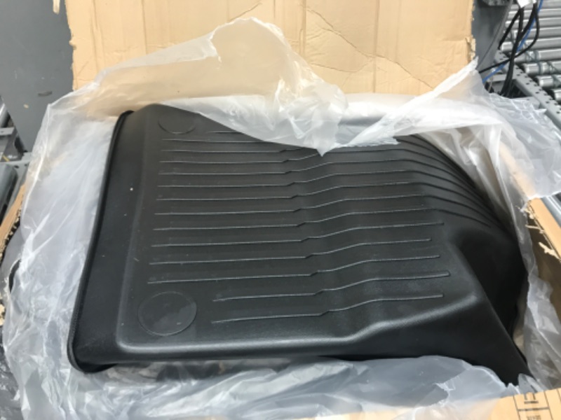 Photo 2 of Tesla Model 3 Floor Mats,All Weather Floor Mats for Tesla Model 3 2021 2022 2023 Accessories,All Weather Trunk Mats Cargo Liners Waterproof Non-Slip, TPE Protective Eco-Friendly Full Set Floor Liners Tesla Model 3 2021-2023