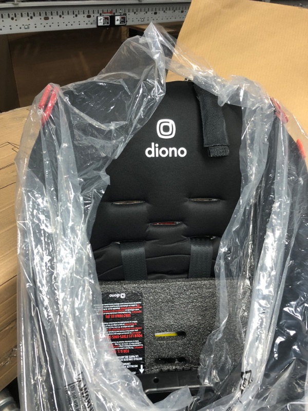 Photo 5 of Diono Radian 3R, 3-in-1 Convertible Car Seat, Rear Facing & Forward Facing, 10 Years 1 Car Seat, Slim Fit 3 Across, Jet Black Radian 3R Fits 3 Across Black Jet