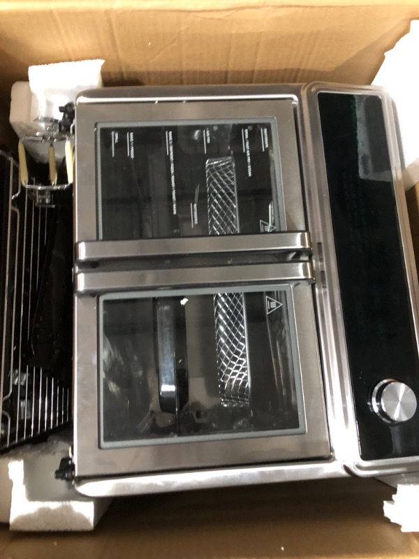 Photo 4 of ***PARTS ONLY NON REFUNDABLE****
Kalorik MAXX Air Fryer Oven Grill Deluxe AFO 51041 SS |26 Quart Digital Smokeless Indoor Grill & Air Fryer Oven Combo 