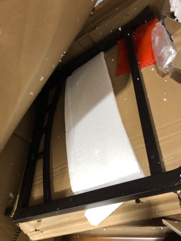 Photo 1 of Home Styles Modern Craftsman Distressed Oak End Table, Brown & Distressed Oak Media Console End table + Console