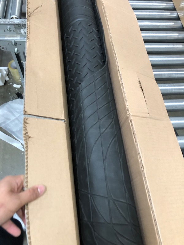 Photo 1 of BDK-MT-785 Heavy Duty Cargo Liner Floor Mat-All Weather Trunk Protection, Trimmable to Fit & Durable HD Rubber Protection for Car SUV Sedan Auto - Black