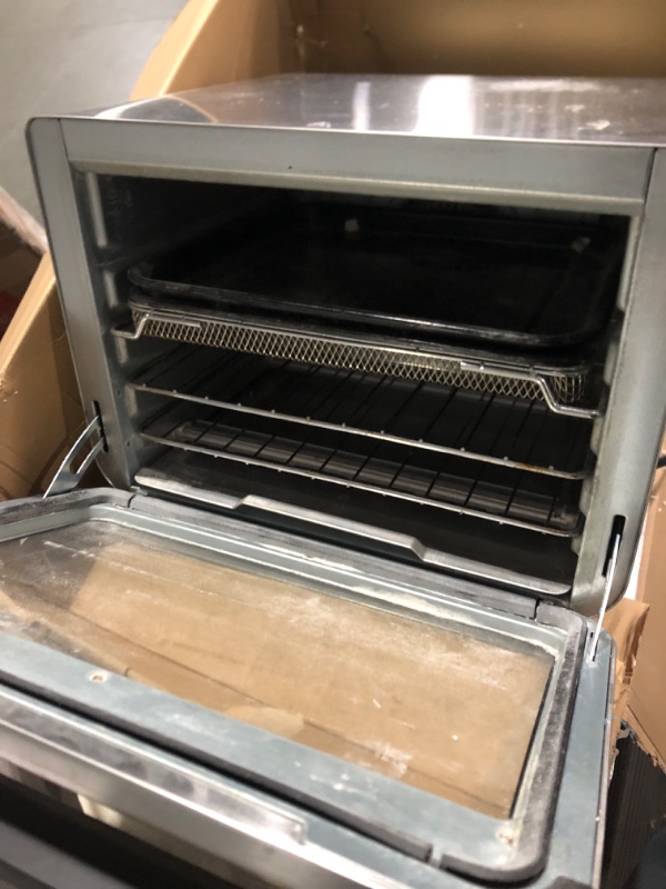 Photo 3 of **MINOR DAMAGE PREV USED**
Ninja DT201 Foodi 10-in-1 XL Pro Air Fry Digital Countertop Convection Toaster Oven 