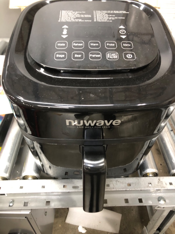 Photo 2 of * important * see clerk notes * 
Nu Wave Brio 7-in-1 Air Fryer Oven, 7.25-Qt with One-Touch Digital Controls, 50°- 400°F Temperature Controls in 5° Increments,