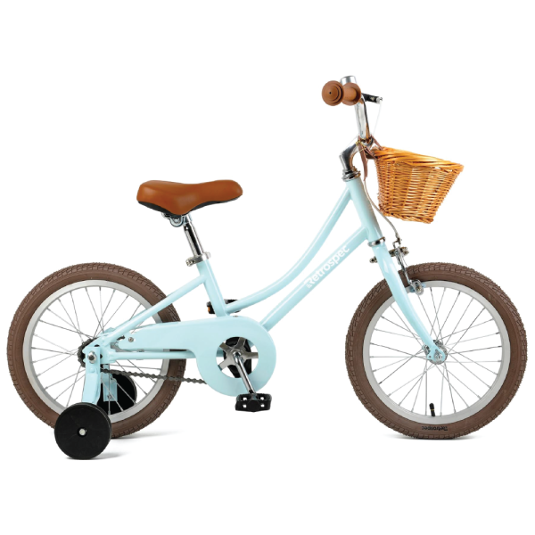 Photo 1 of **MISSING PEDALS, TRAINING WHEELS AND CHAIN**
Retrospec Beaumont Mini Kids Bike 16inch (3-7yrs) - Cool Mint
