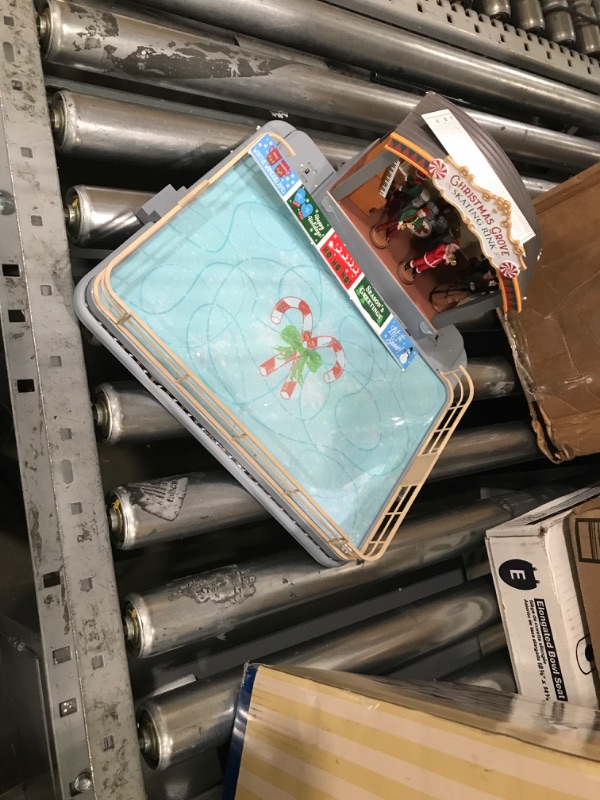 Photo 1 of **PARTS ONLY NO REFUNDS** Village Collection Lemax Christmas Grove Skating Rink