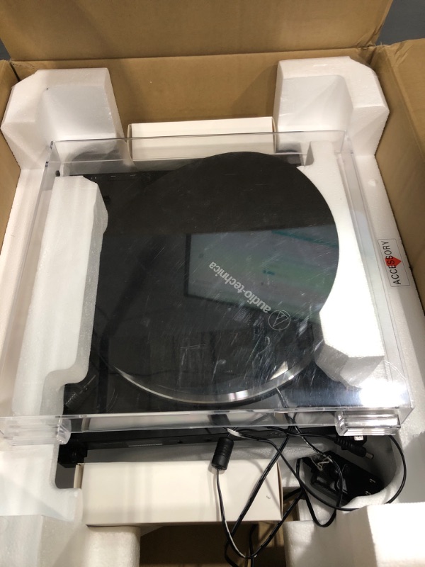 Photo 2 of Audio-Technica AT-LP120XUSB-BK Direct-Drive Turntable (Analog & USB), Fully Manual, Hi-Fi, 3 Speed, Convert Vinyl to Digital, Anti-Skate and Variable Pitch Control Black