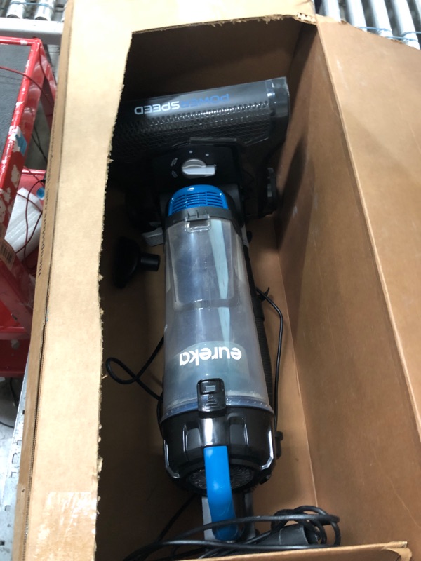 Photo 1 of Eureka PowerSpeed Bagless Lightweight Powerful Upright Vacuum Cleaner for Carpet and Hard Floor, Blue