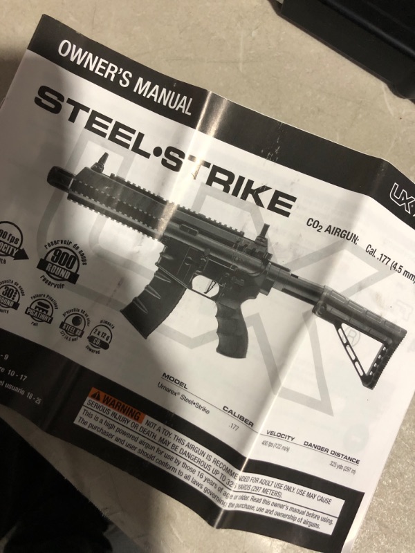 Photo 5 of * important * see notes * 
Umarex Steel-Strike Automatic .177 Caliber BB Gun Air Rifle Steel-Strike Air Rifle