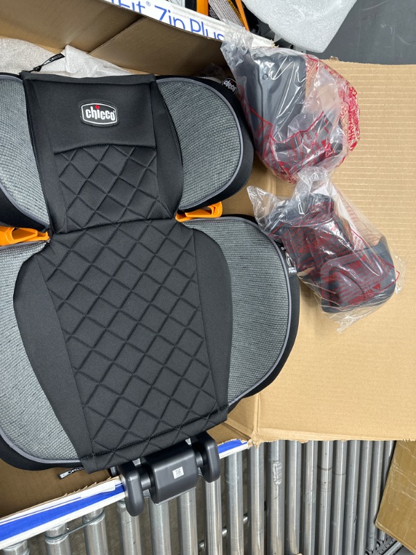 Photo 3 of Chicco KidFit Zip Plus 2-in-1 Belt-Positioning Booster Car Seat, Backless and High Back Booster Seat, for Children Aged 4 Years and up and 40-100 lbs. | Taurus/Black/Grey KidFit Zip Plus Taurus