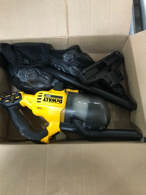 Photo 2 of DEWALT 20V Vacuum, Cordless Handheld Vacuum, HEPA, Battery Not Included (DCV501HB)