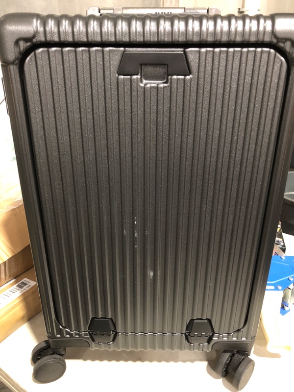 Photo 2 of * used * see all images * 
feilario Hardside  Spinner Wheel Luggage, Built-In TSA lock Carry on Suitcase, with USB Port 