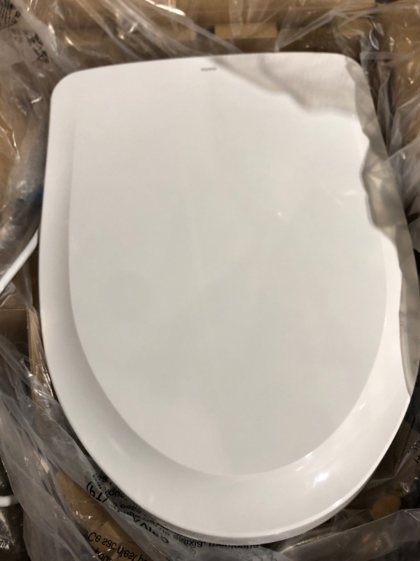 Photo 2 of * used * see all images * 
TOTO SW3074#01 WASHLET C2 Electronic Bidet Toilet Seat with PREMIST and EWATER+ Wand Cleaning,