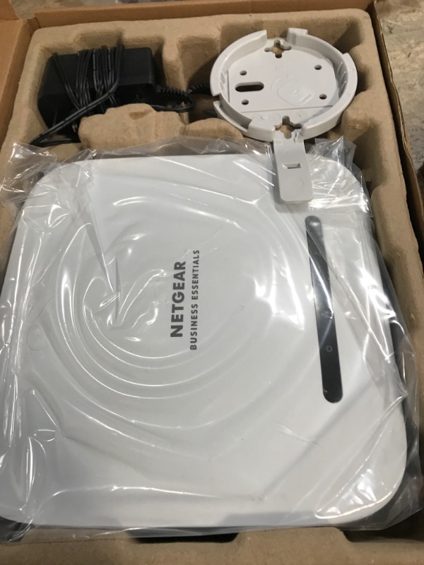 Photo 2 of NETGEAR WiFi 6 Access Point (WAX214v2) - Dual Band PoE Access Point AX1800 Wireless Speed with Power Adapter AX1800 | with AC Power Adapter