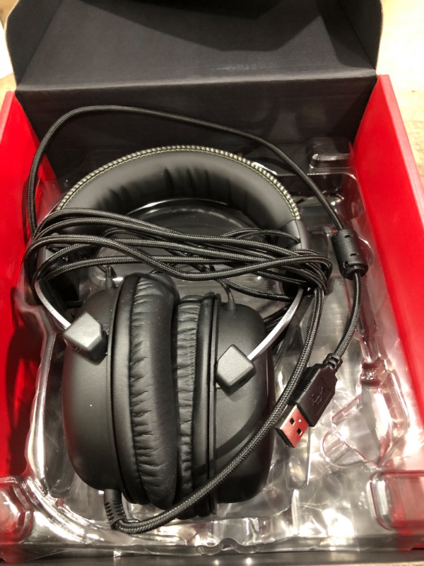 Photo 2 of HyperX Cloud II Gaming Headset - 7.1 Surround Sound - Memory Foam Ear