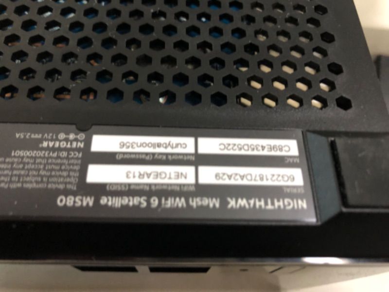 Photo 5 of NETGEAR Nighthawk Tri-band Whole Home Mesh WiFi 6 System (MK83) AX3600 Router with 2 Satellite Extenders, Coverage up to 6,750 sq. ft. and 40+ devices Mesh WiFi 6 (3 Pack)