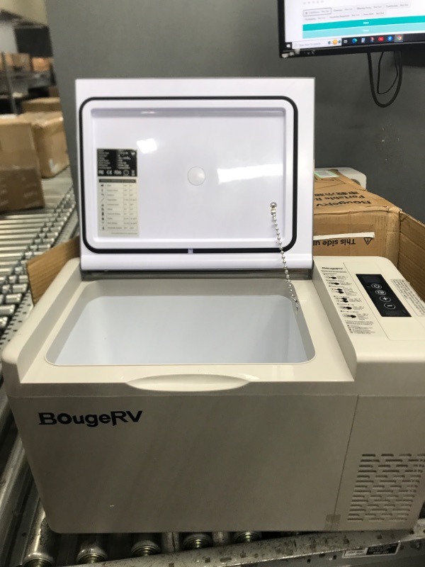 Photo 1 of BougeRV 12 Volt Refrigerator 12V Car Fridge 23 Quart Portable Freezer Compressor Cooler 12/24V DC 110~240 Volt AC for Truck Van RV Camper SUV Boat Travel Camping Road Trips Tailgating -7?~50?