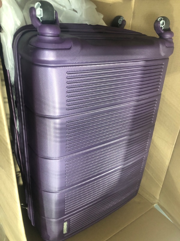 Photo 2 of American Tourister Stratum 2.0 Hardside Expandable Luggage with Spinners | Plum | 2PC SET (Carry-on/Large) 2PC SET (20/28) Plum