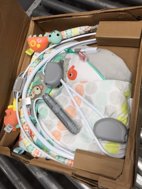 Photo 2 of Bright Starts Whimsical Wild Comfy Baby Bouncer Seat with Soothing Vibration and Music