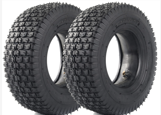 Photo 1 of (2-Set) AR-PRO Exact Replacement 12x5.00-6" Tire  for Razor Dirt Quad Versions 19+ - Compatible with Go-Karts, Lawn Mowers, 