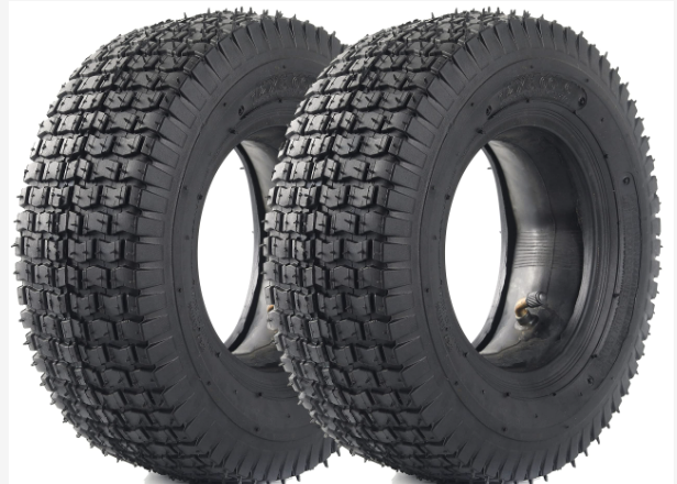 Photo 1 of (2-Set) AR-PRO Exact Replacement 12x5.00-6" Tire and Inner Tube Sets for Razor Dirt Quad Versions 19+ - Compatible with Go-Karts, Lawn Mowers, and More - Quality Inner Tubes with Bent Valve Stems