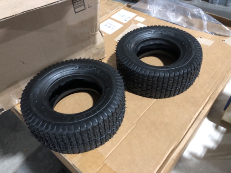 Photo 2 of (2-Set) AR-PRO Exact Replacement 12x5.00-6" Tire and Inner Tube Sets for Razor Dirt Quad Versions 19+ - Compatible with Go-Karts, Lawn Mowers, and More - Quality Inner Tubes with Bent Valve Stems