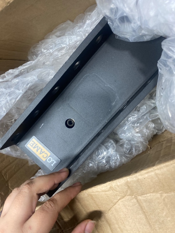 Photo 1 of LOCAME Adjustable Trailer Hitch, Tri-Ball (1-7/8" , 2", 2-5/16"), Fits 2-Inch Receiver, 6 Inch Drop/Rise Cushion Drop Hitch ,15000 LBS GTW--Tow Hitch for Heavy Duty Truck, Solid Ball Mount, LC0020 6 Inch Drop Hitch