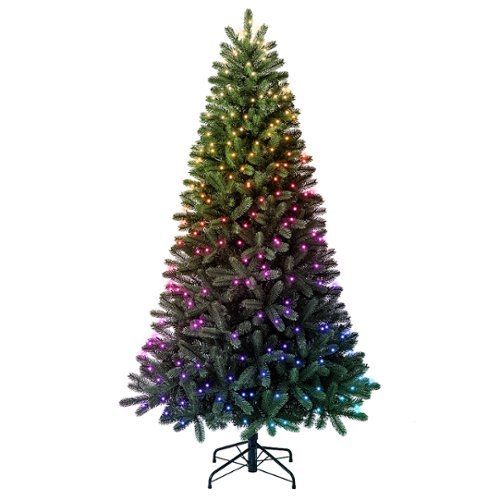 Photo 1 of (READ NOTES) Twinkly Smart Light Regal Pre-lit Tree 7ft 435 RGB+W LED - Multi
