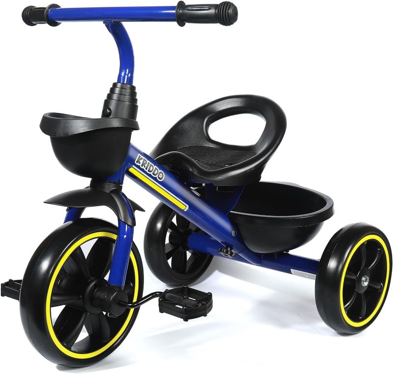 Photo 1 of ****parts only****KRIDDO Kids Tricycles Age 24 Month to 4 Years, Toddler Kids Trike for 2.5 to 5 Year Old, Gift Toddler Tricycles for 2-4 Year Olds, Trikes for Toddlers, Blue
