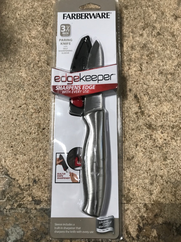 Photo 1 of Farberware Edgekeeper Self-Sharpening Paring Knife, 3.5-Inch, Stainless