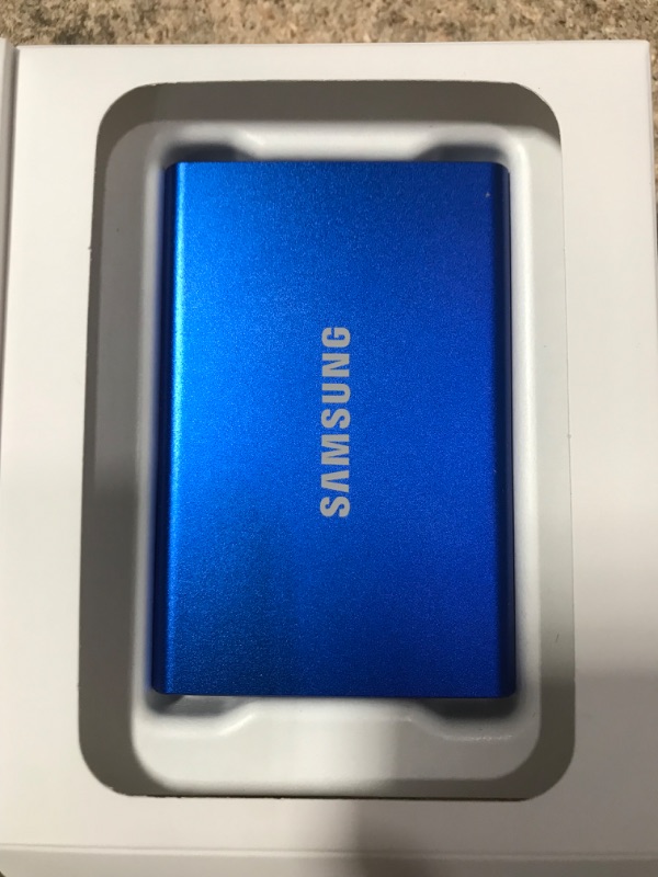 Photo 2 of Samsung 2TB T7 Portable SSD (Indigo Blue)