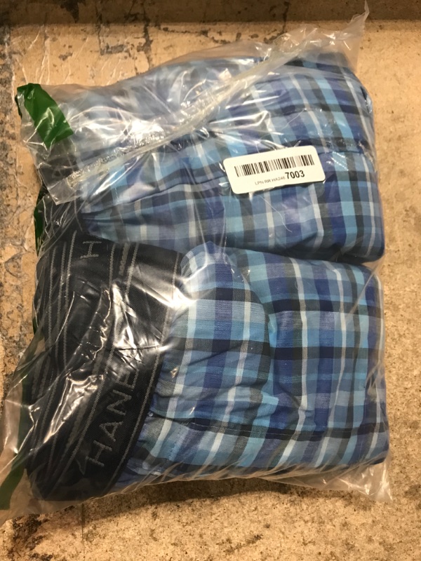 Photo 1 of Hanes Mens Tagless Boxer With Exposed Waistband Multi-Packs 12 12 Pack - Assorted Large