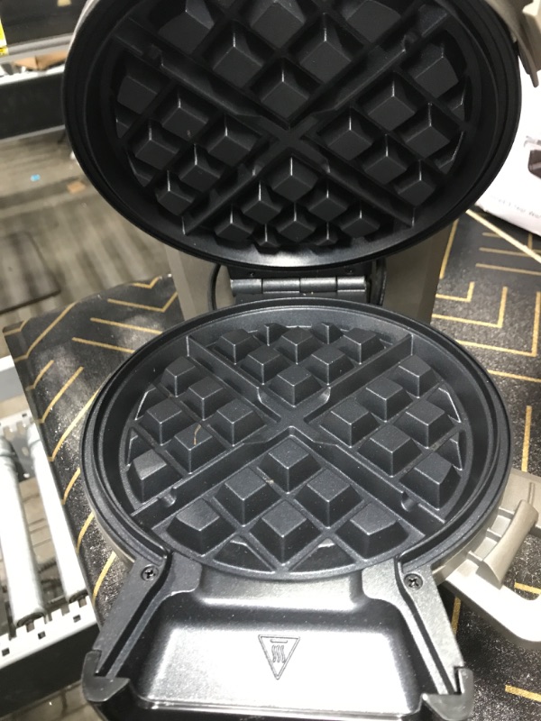 Photo 1 of Cuisinart Mini Belgian Waffle Maker, Vertical Mini Waffle Iron, Silver, WAF-V100 Vertical Waffle Silver