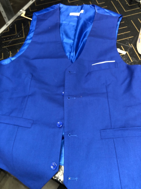 Photo 1 of Men's Vest Blue Lg 