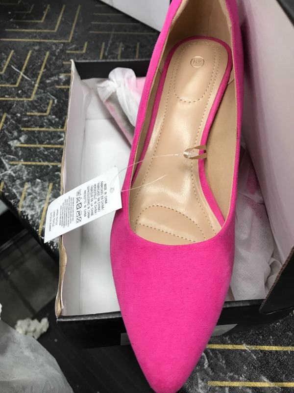 Photo 1 of **PREV USED**
mysoft Women's Pumps 2inch Kitten Heel Pointed Toe SIZE 6.5 Hot Pink