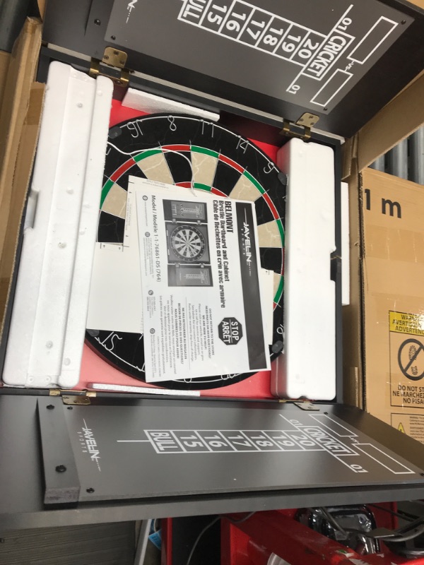 Photo 3 of 
EastPoint Sports Bristle Dartboard and Cabinet Sets- Features Easy Assembly - Complete with All Accessories
Style:Belmont Dartboard with Cabinet